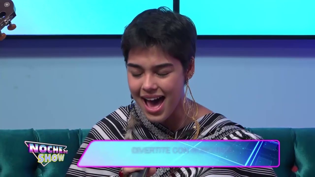 Aye Alfonso, ganadora del Ñanduti de Oro visitó #nochedeshow