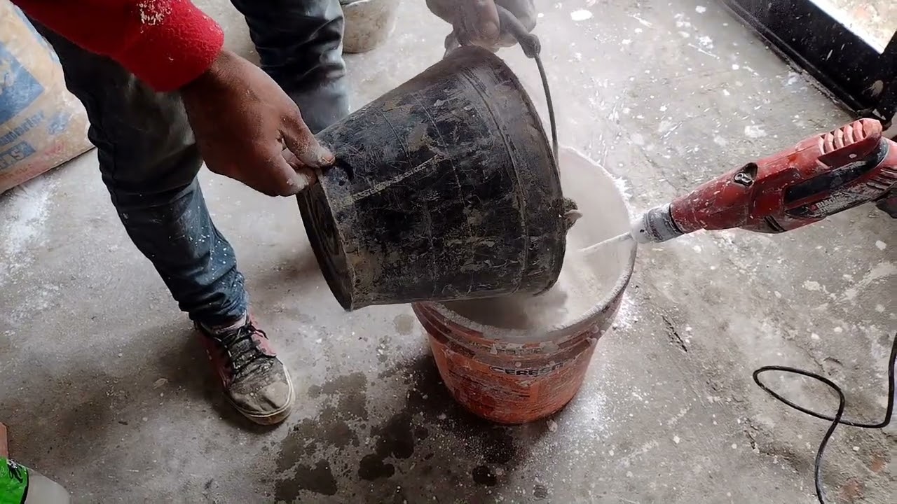 preparado de de fino o enduido casero