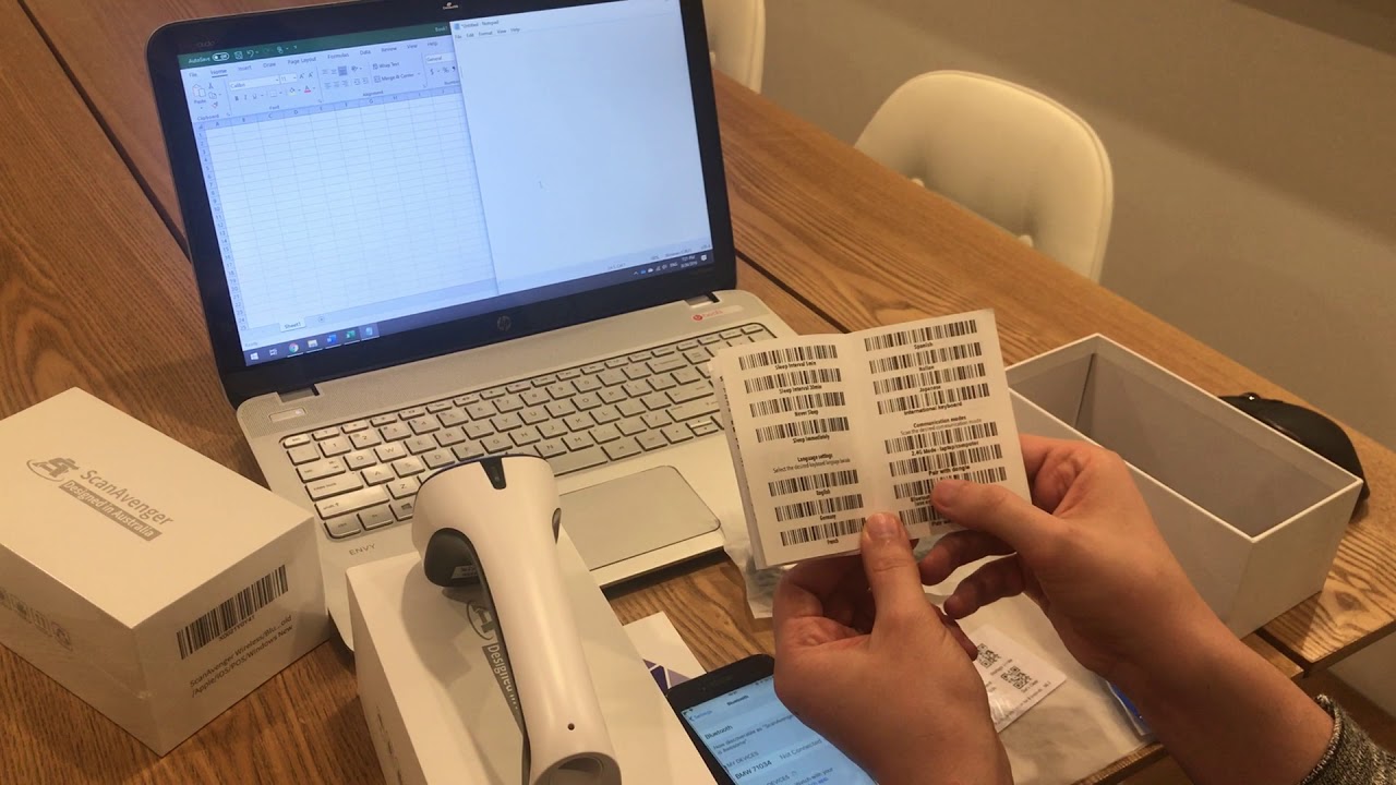 How to pair ScanAvenger barcode scanner with USB Wireless Dongle