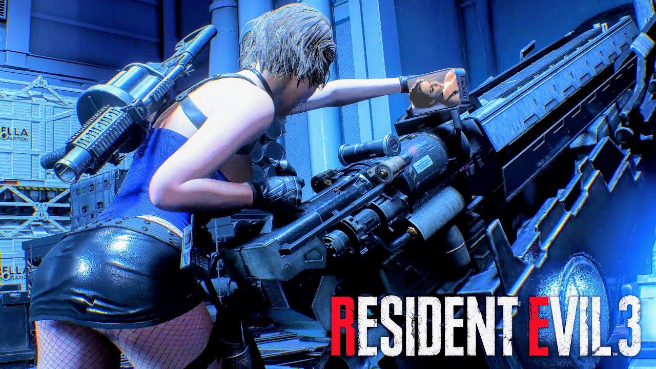 Джилл Классик Фишнет Все ролики Геймплей 4K Ultra HDR | RE3 REMAKE (Концовка)