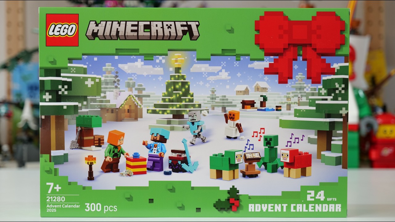 LEGO Minecraft 21280 Адвент-календарь 2025 Скоростная сборка