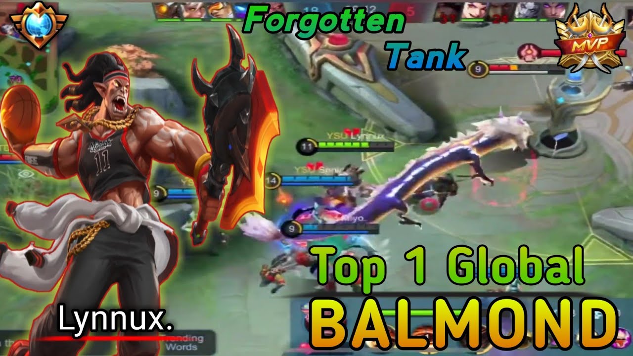 Forgotten Tank/Fighter!Perfect Lifesteal Build 2020|Top 1 Global Balmond by Lynnux.~Mobile legends