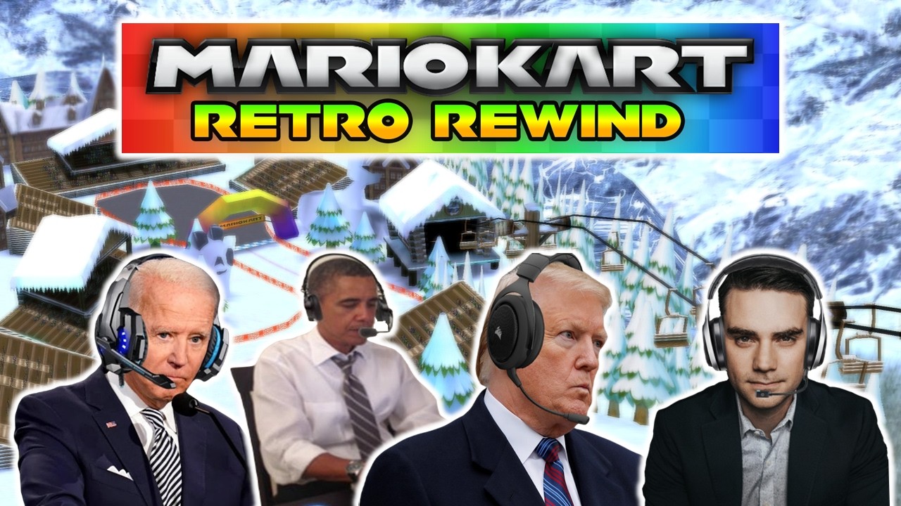 Президенты США играют в Mario Kart Retro Rewind (при участии Бена Шапиро)