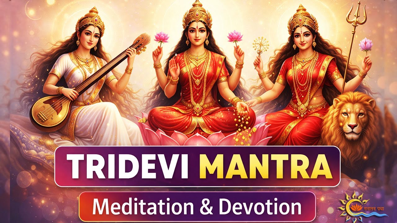 ये त्रिदेवी मंत्र रोज़ सुनिए  | शांति, समृद्धि और शक्ति के लिए शक्तिशाली मंत्र