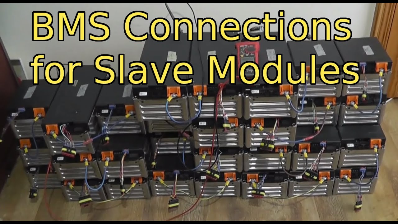 DIY EV Part 23 - Making up BMS connections for the Slave modules. Pt2