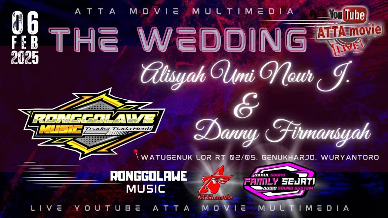 🔴 DOKUMENTASI MALAM MIDODARENI PERNIKAHAN AISYAH UNJ & DANNI F//RONGGOLAWE MUSIC//FAMILY SEJATI
