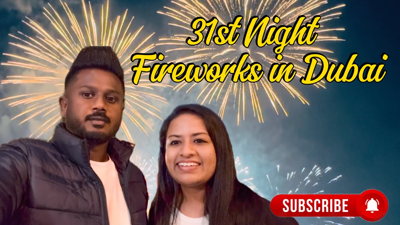 31 රෑ ඩුබායි fireworks බලමුද..? | 31st night fireworks in Al seef, Dubai