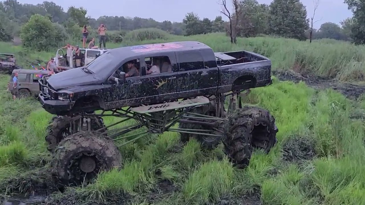 3 mega trucks pulled out at Desels Mud Ranch