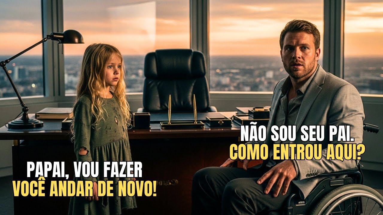 Uma garotinha INVADE escritório do Milionário paraplégico — “PAI, POSSO FAZER VOCÊ ANDAR DE NOVO”