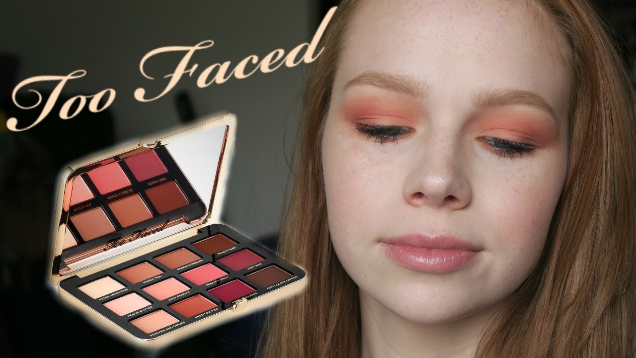 Too Faced Just Peachy Palette | Swatches + Tutorial