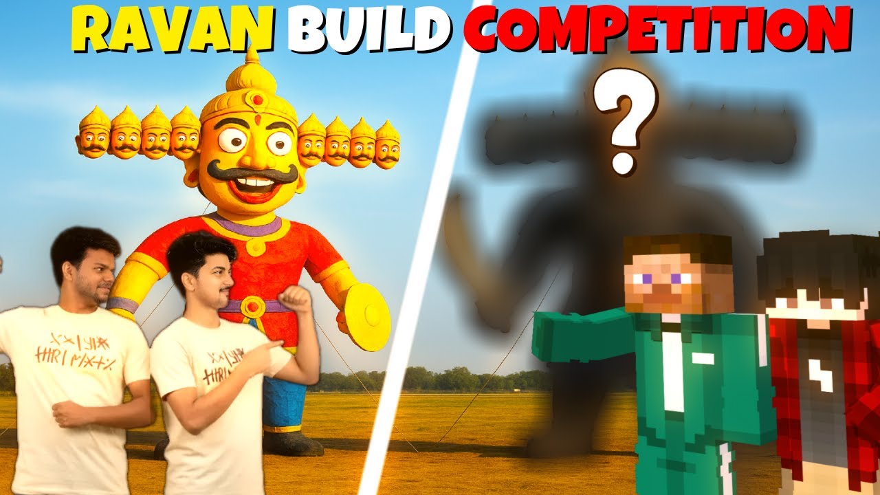 WHO CAN MAKE BETTER RAVAN ON DUSSEHRA?😎