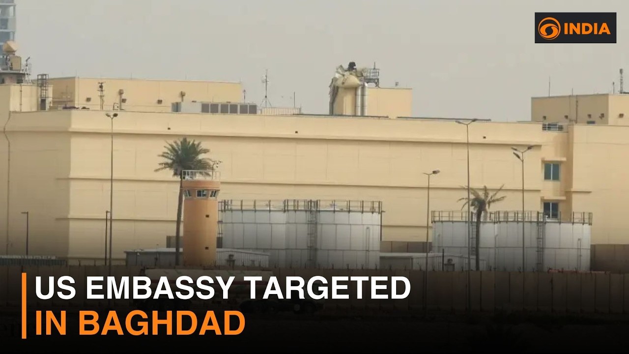 US embassy targeted in Baghdad and more news | DD India Live