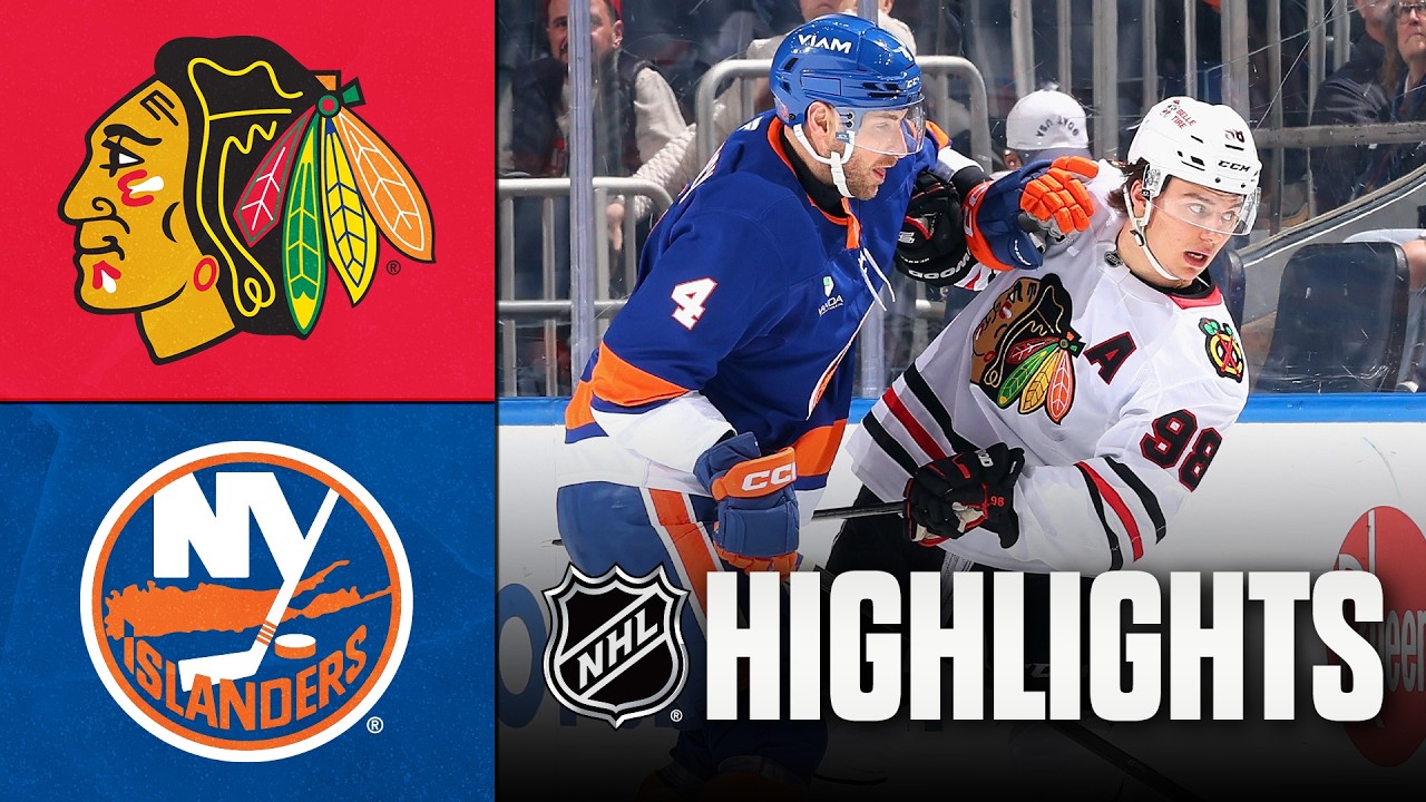 Blackhawks vs. Islanders | NHL Highlights | March 24, 2026