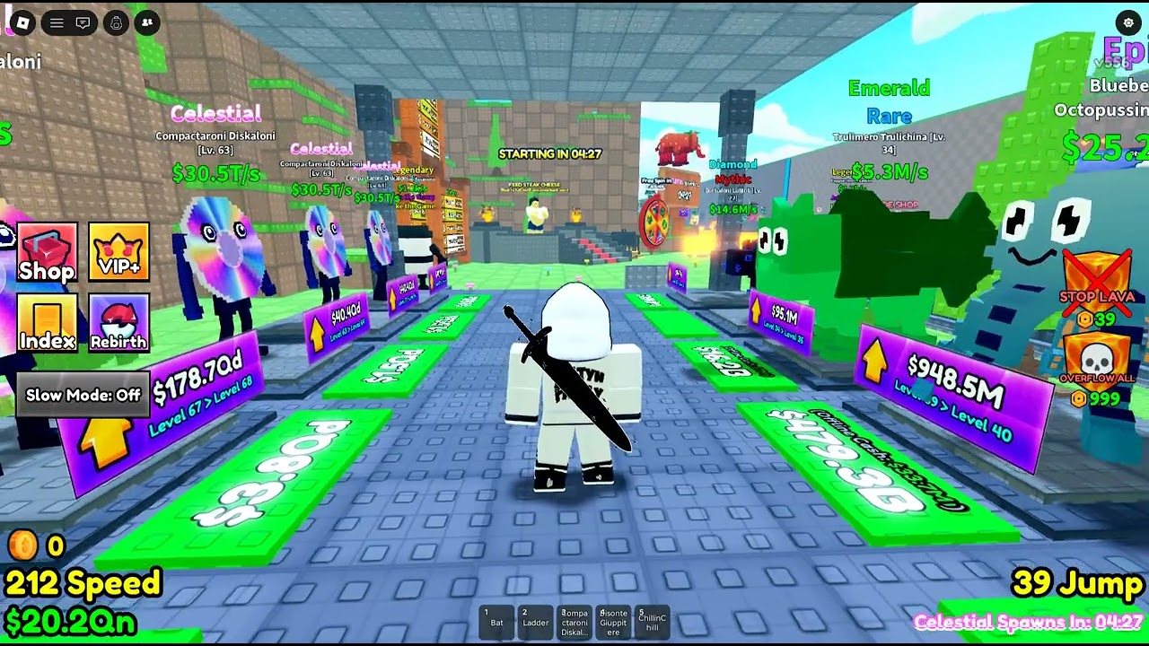 trying to get 15 øn in survive lava for brainrots