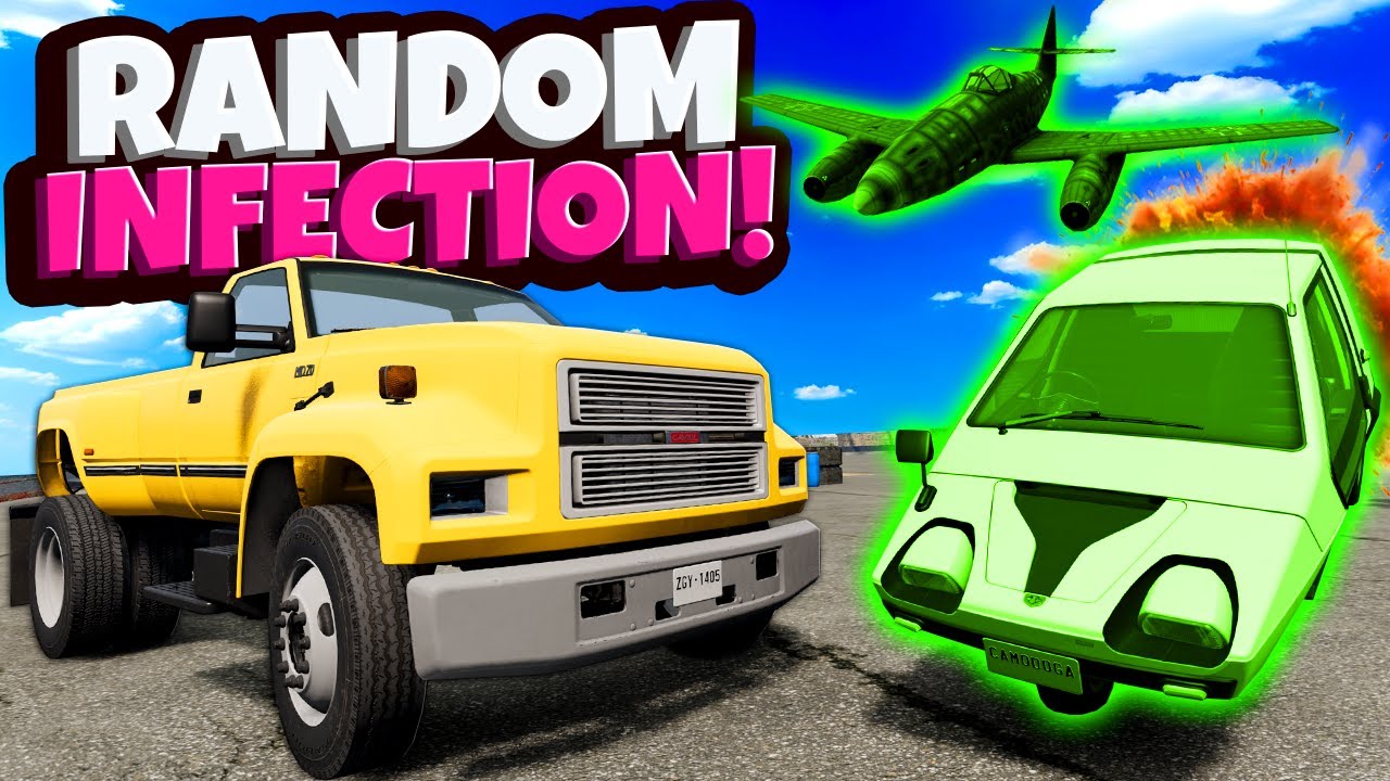 INFECTION Hide and Seek But We Used Random Cars in BeamNG Drive Mods!