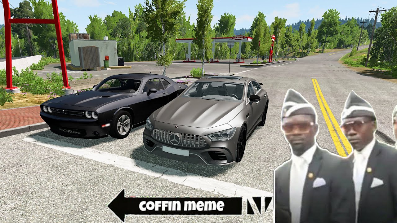 DANCE COFFIN ON FUNERAL MEME COMPILATION | ASTRONOMIA SONG | BeamNG Drive MEMES