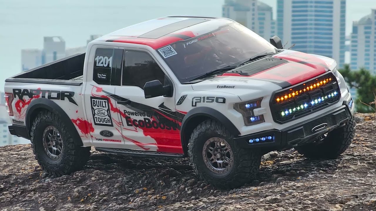 Traction Hobby Ford F150 Forest Rock Trail Ride ASMR