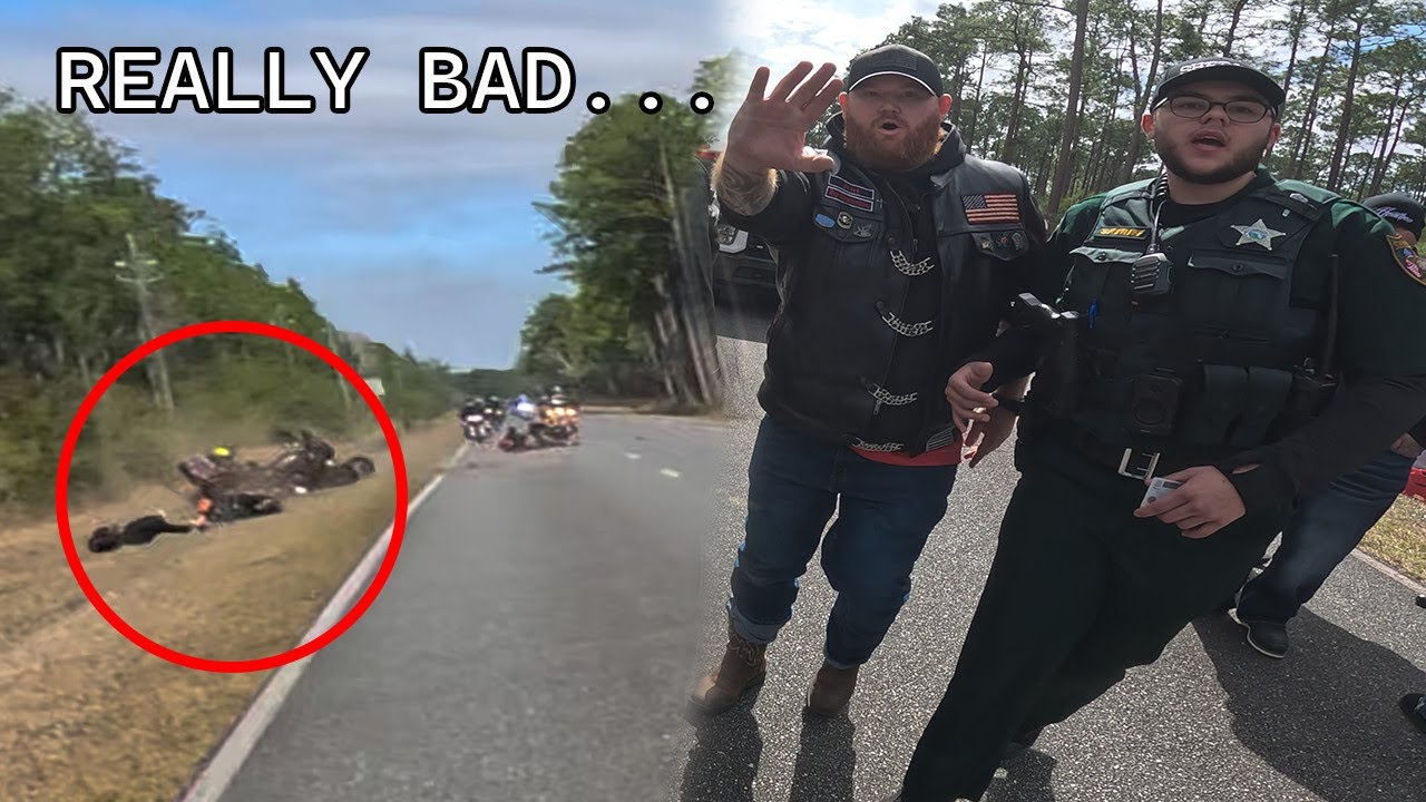 (Full Video) Multi Motorcycle Crash