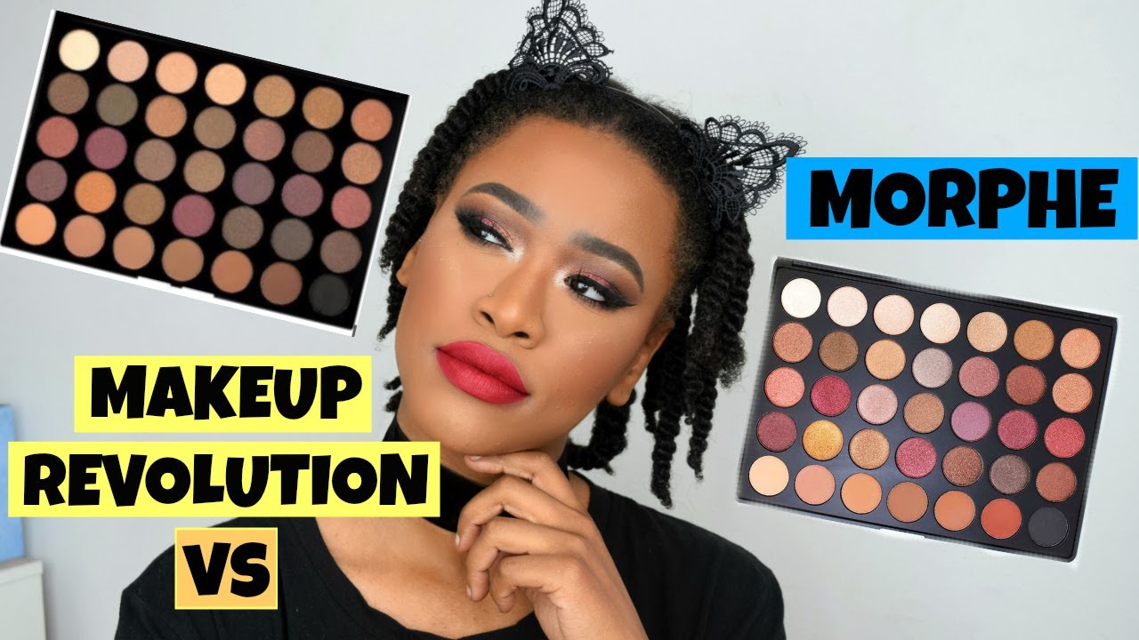 MAKEUP REVOLUTION VS MORPHE! LUXE VS 35F