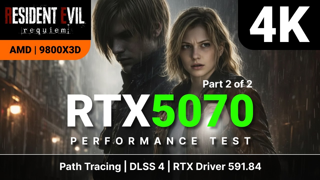 Path Tracing TESTED (Pt. 2 of 2) | Resident Evil 9: Requiem | RTX 5070 | 4K Resolution