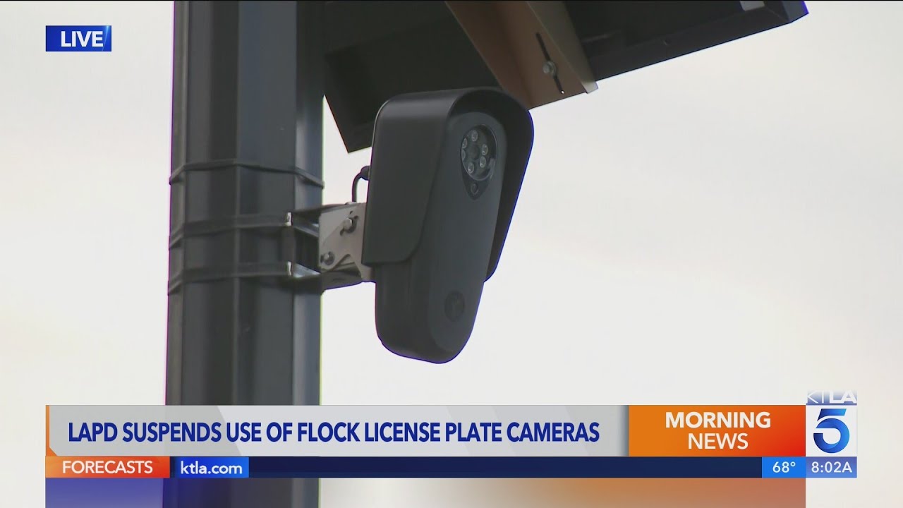 Flock Safety says LAPD halting the use of their license plate readers was a &lsquo;surprise&rsquo;&nbsp;
