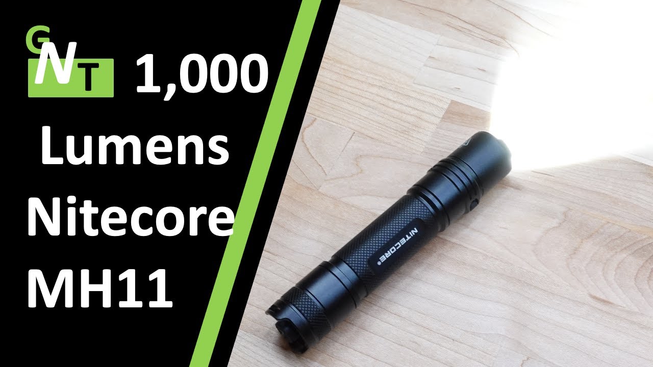 Nitecore MH11 Full Testing Review 1,000 Lumens Ultra Compact EDC Light.
