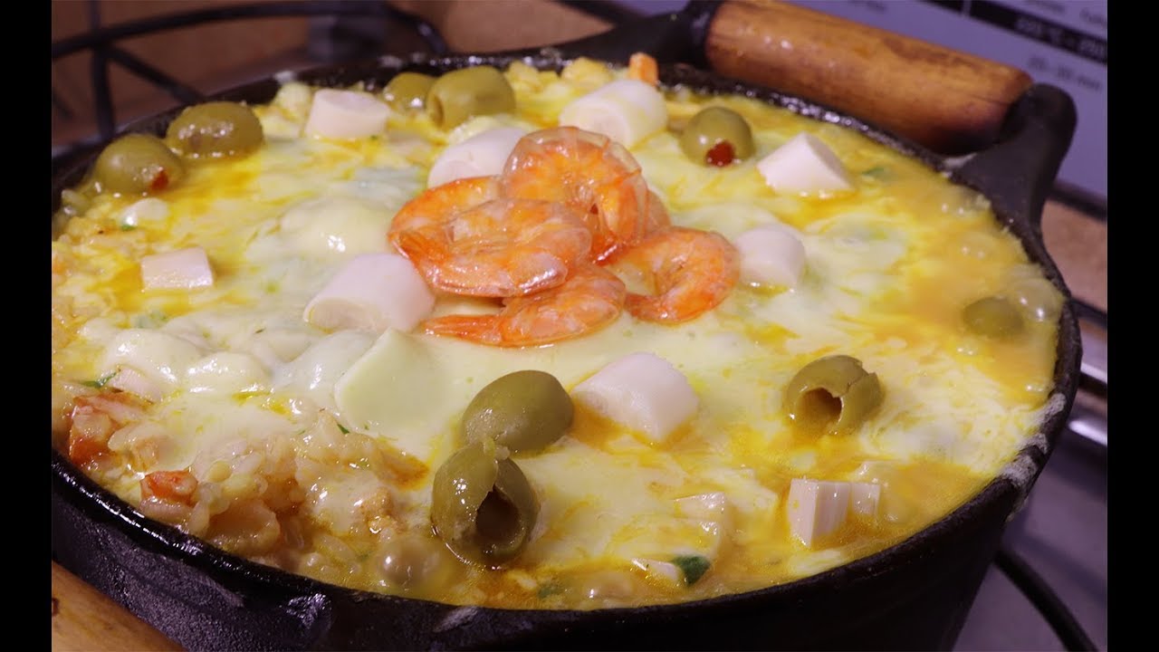 Panelinha de Camarão com frango Receita Goiana