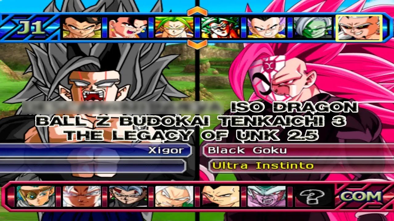 ISO 2021 DRAGON BALL Z BUDOKAI TENKAICHI 3 TLOU 2.5 ( ROSTER )