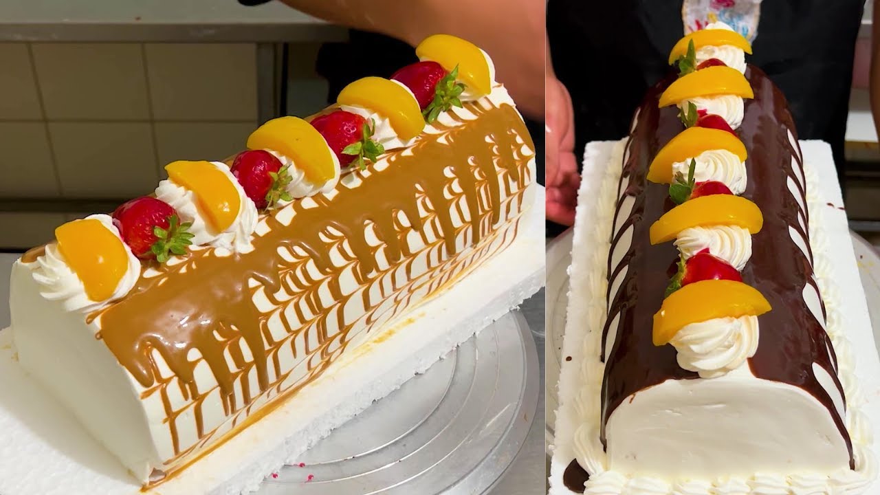 decoracion de piononos, brazos gitanonos con chocolate y dulce de leche