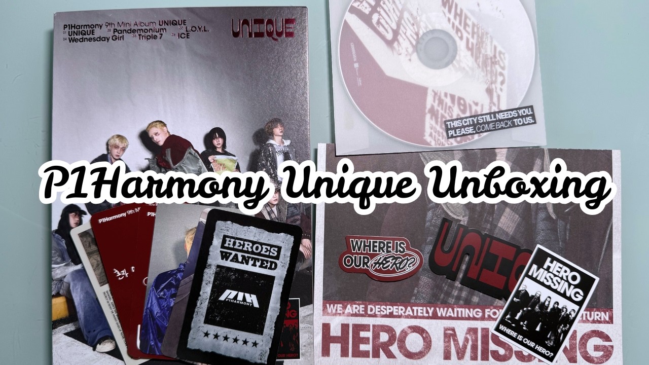 unboxing p1harmony unique album ver a!