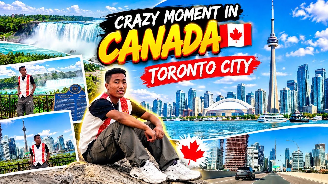 Crazy Moment in 'TORONTO' CANADA 🇨🇦 @Lambunaga #explore #vlogs #trip 
