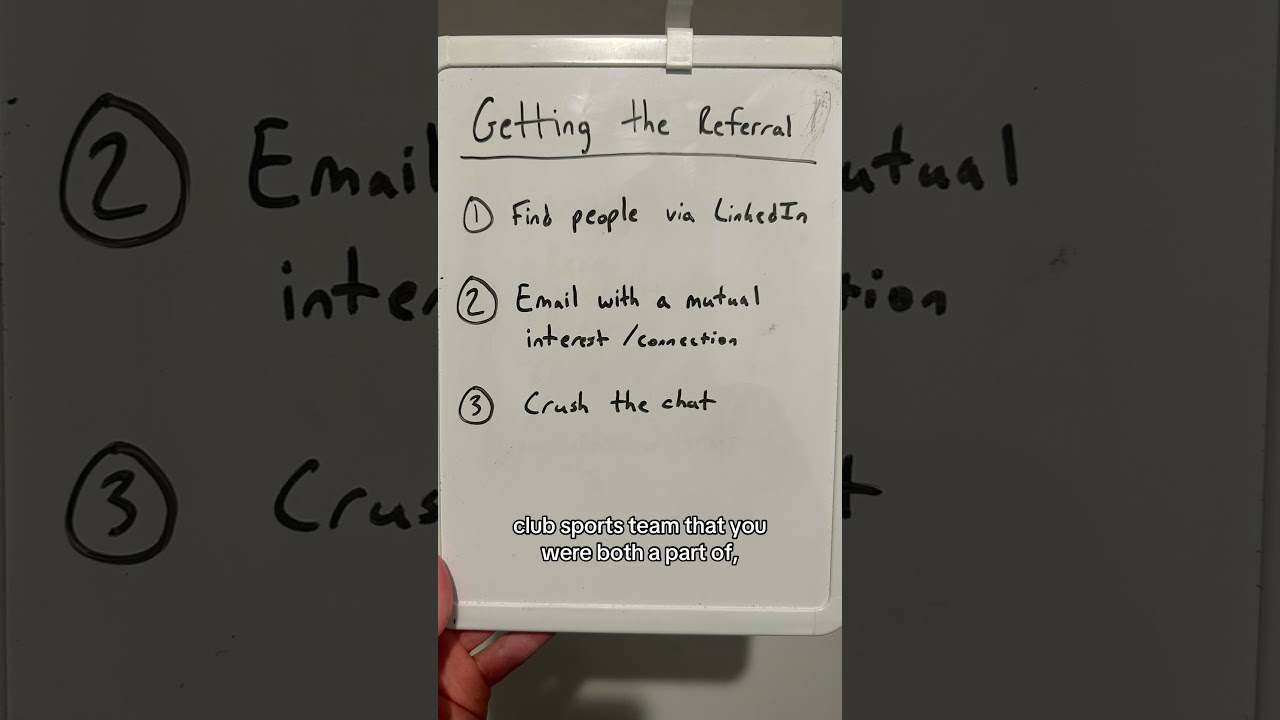 How to get an MBB consulting referral #consulting #linkedin #mckinsey #recruiting #bcg #bain