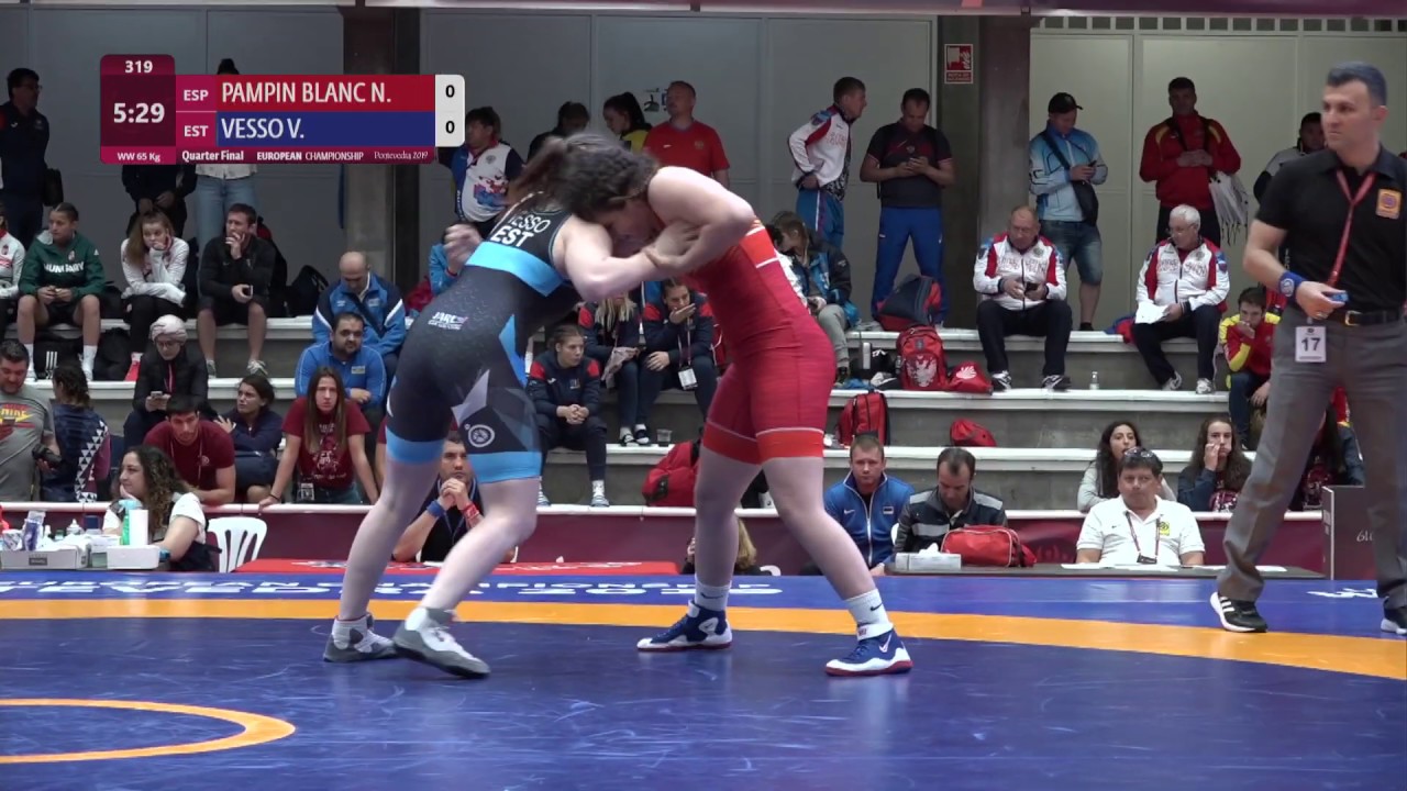 1/4 WW - 65 kg: N. PAMPIN BLANC (ESP) v. V. VESSO (EST)