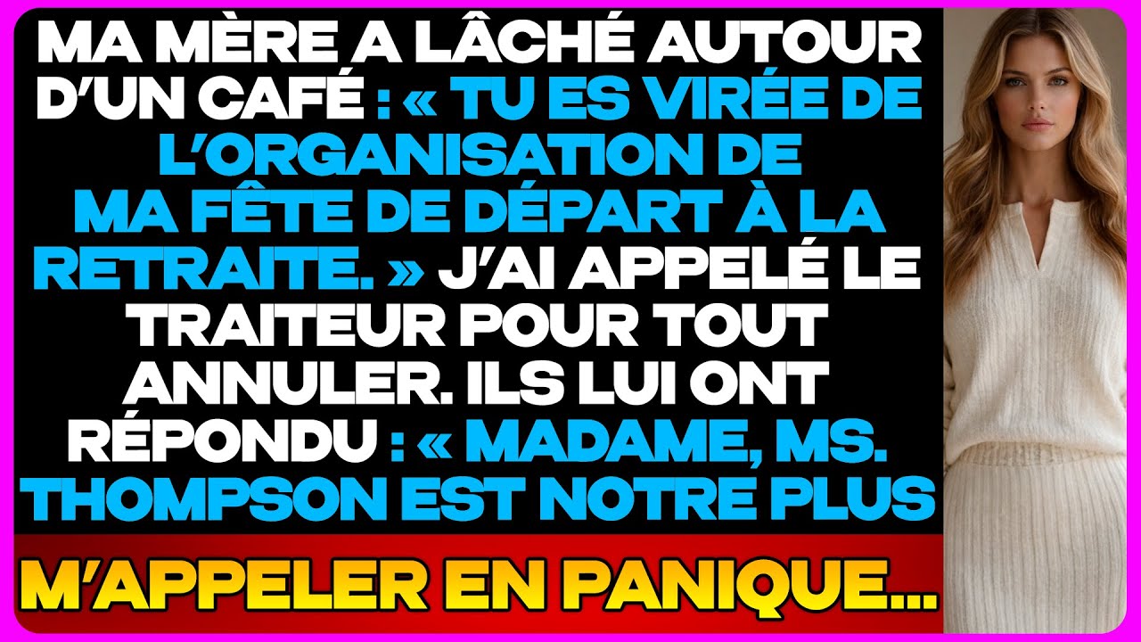 Ma Mère M’a Écartée De L’Organisation De Sa Fête — Jusqu’à Ce Que Le Traiteur Rappelle Qui Je Suis