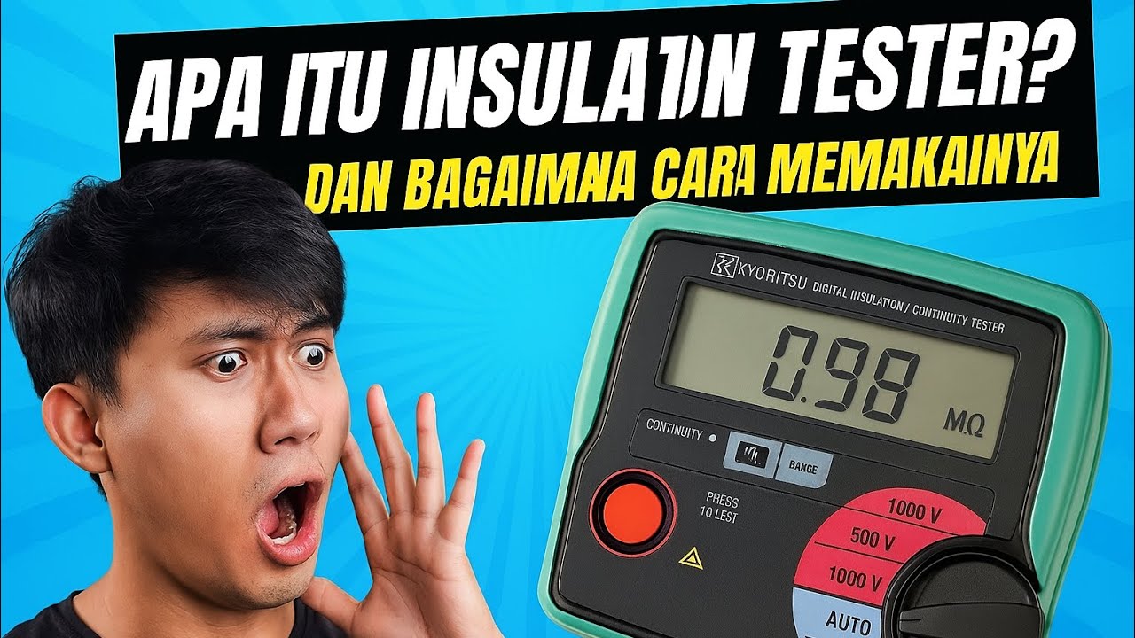 PEMBAHASAN & CARA MENGGUNAKAN INSULATION TESTER/ TEST MEGGER. 
