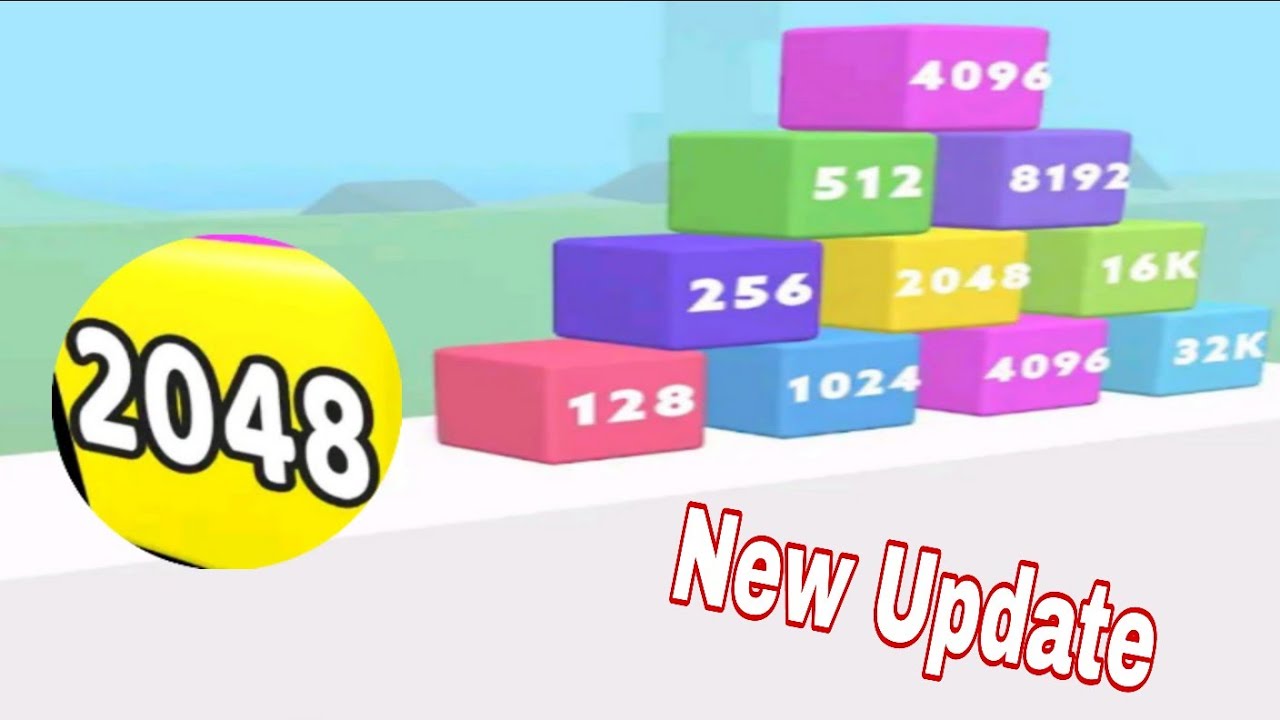 Happy Cubes 2048 🆚 jelly tube run 2048 game - All Levels part 02