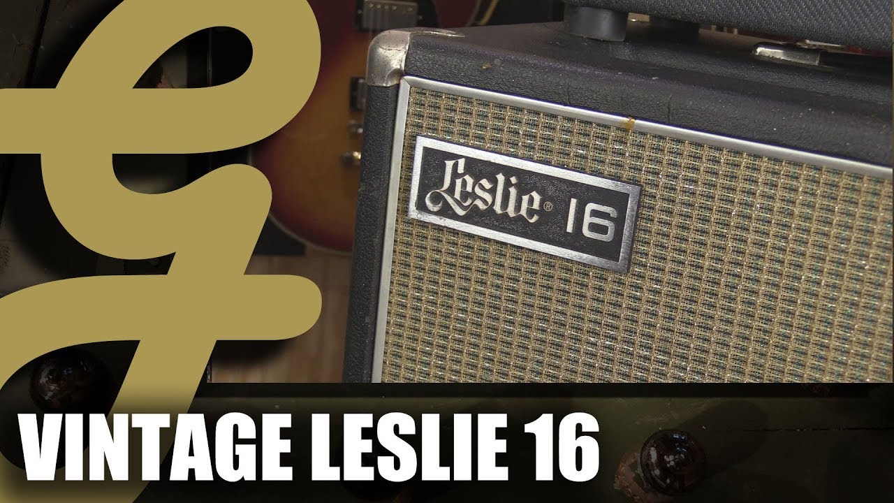 Демонстрация винтажного кабинета Leslie 16