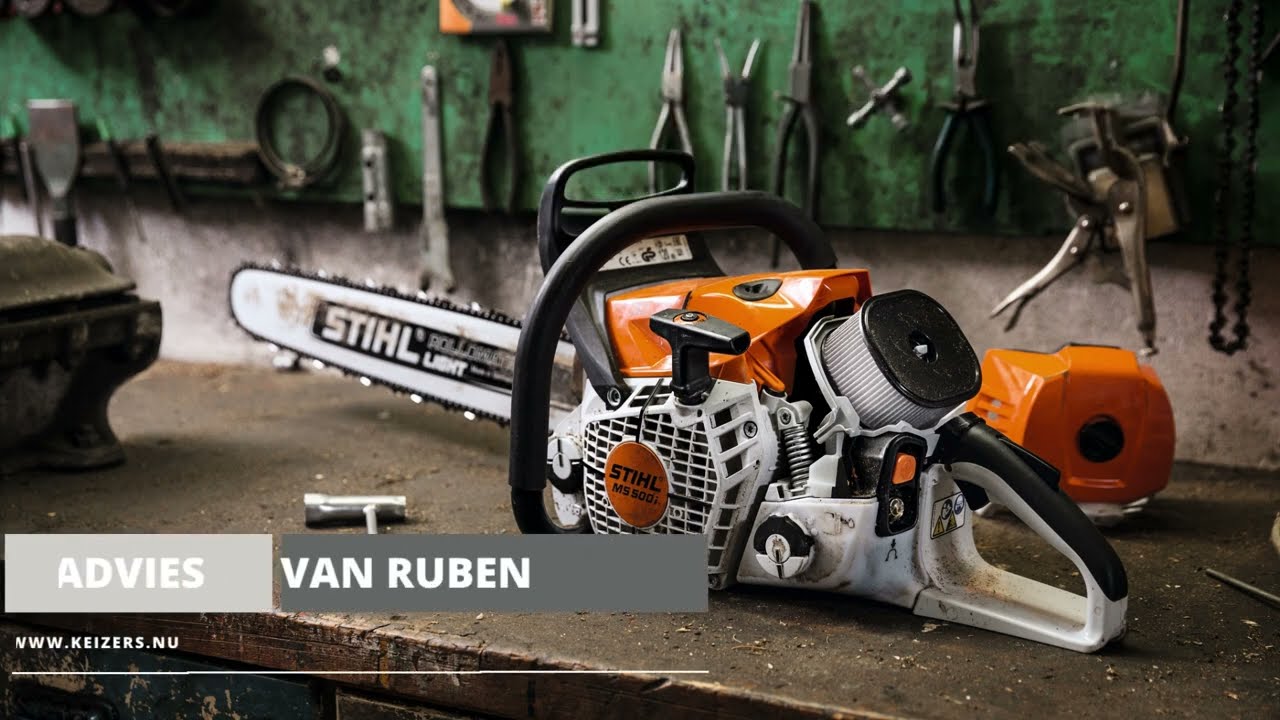 Advies van Ruben - HOE maak je de Stihl MS500i gebruiksklaar?