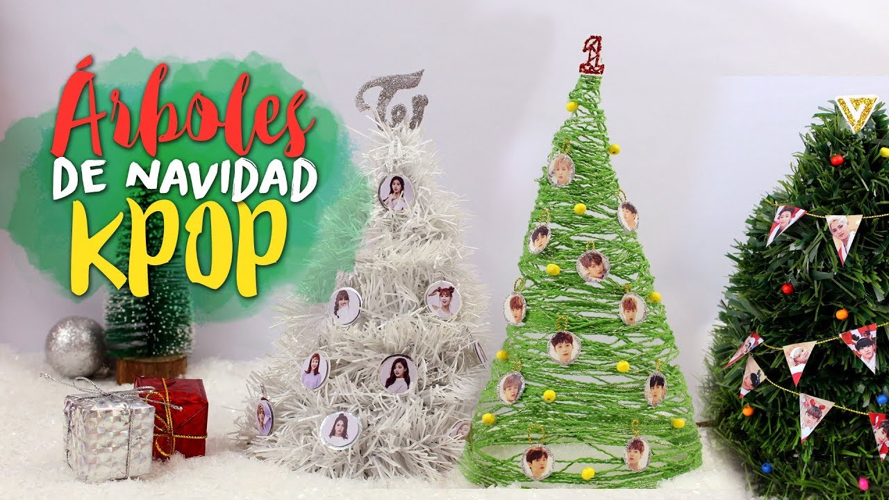 DIY KPOP: Árboles de Navidad KPOP |K-freak| WANNA ONE, TWICE, SEVENTEEN, SVT