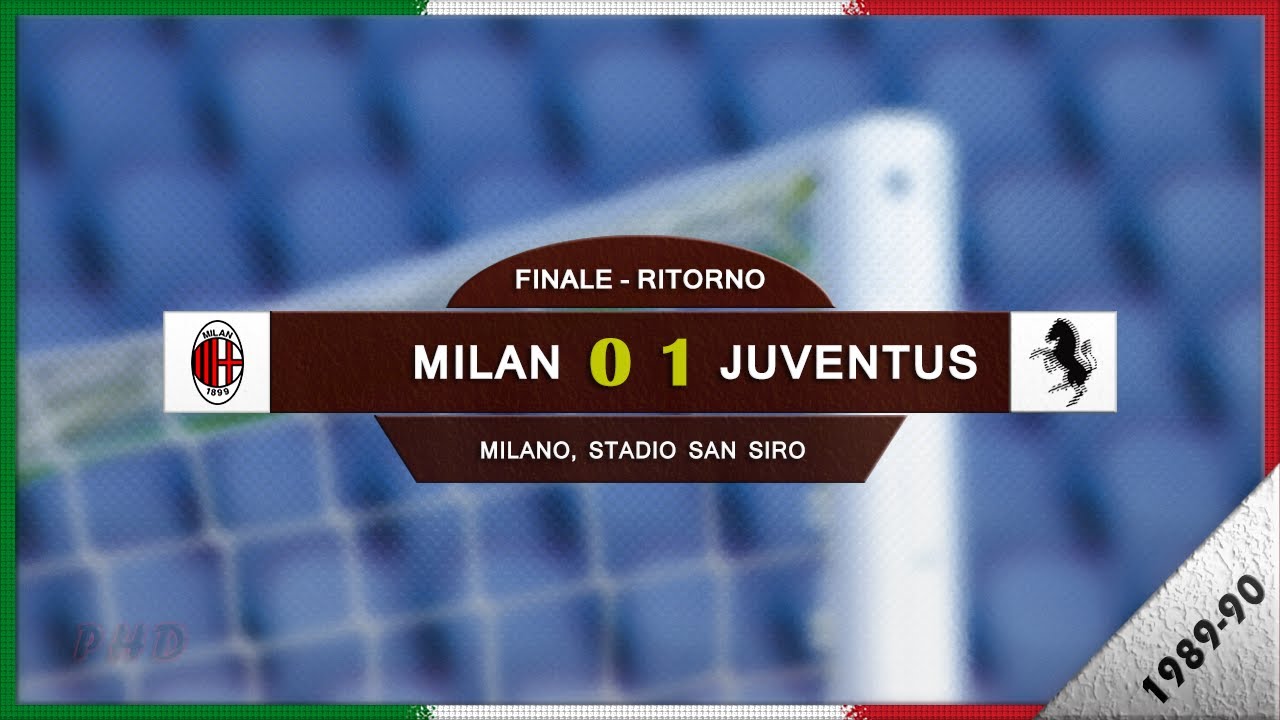 Coppa 1989-90, Final, AC Milan - Juventus
