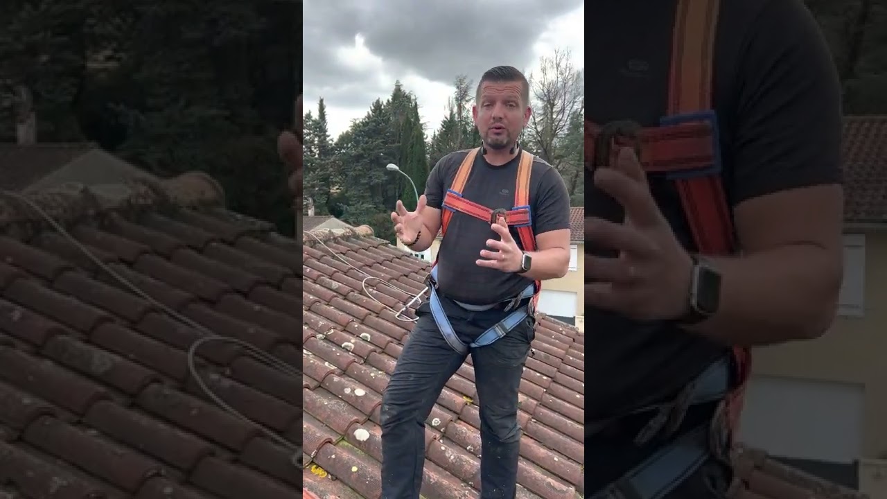 Traitement de toiture étape par étapes . Un projet un seul numéro 0561632817.
