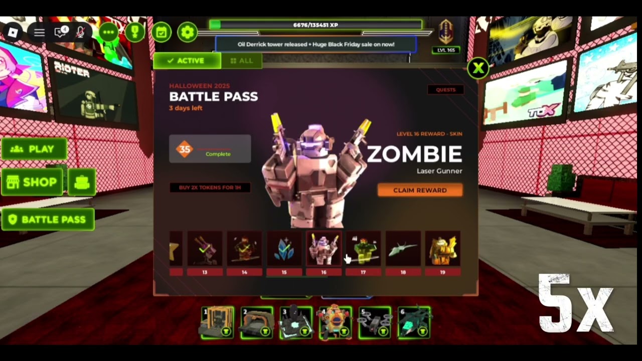 Tdx Battlepass COMPLETE! (Halloween 2025)