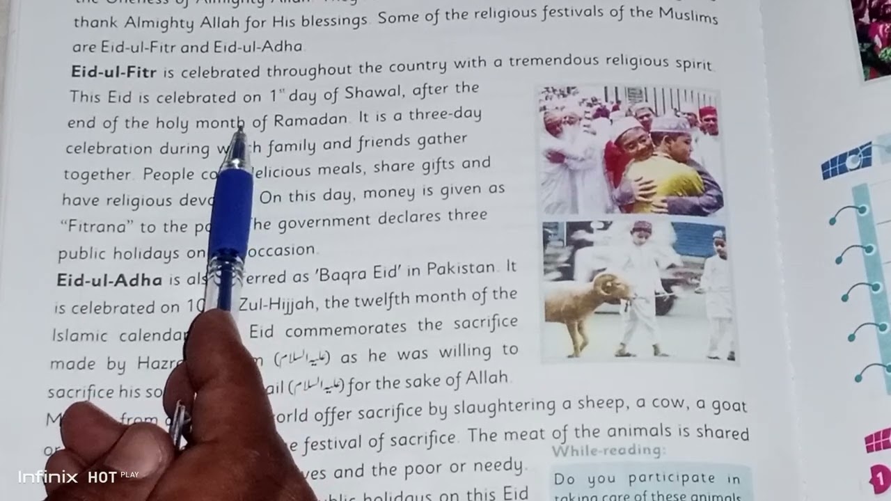 Cantab# Eng# Class5# Unit 11# Festivals in Pakistan# Eid ul Fitr# Eid ul Adha# Provincial Festivals