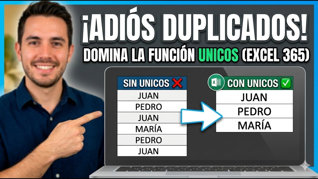 Uso de la función UNICOS en Microsoft Excel