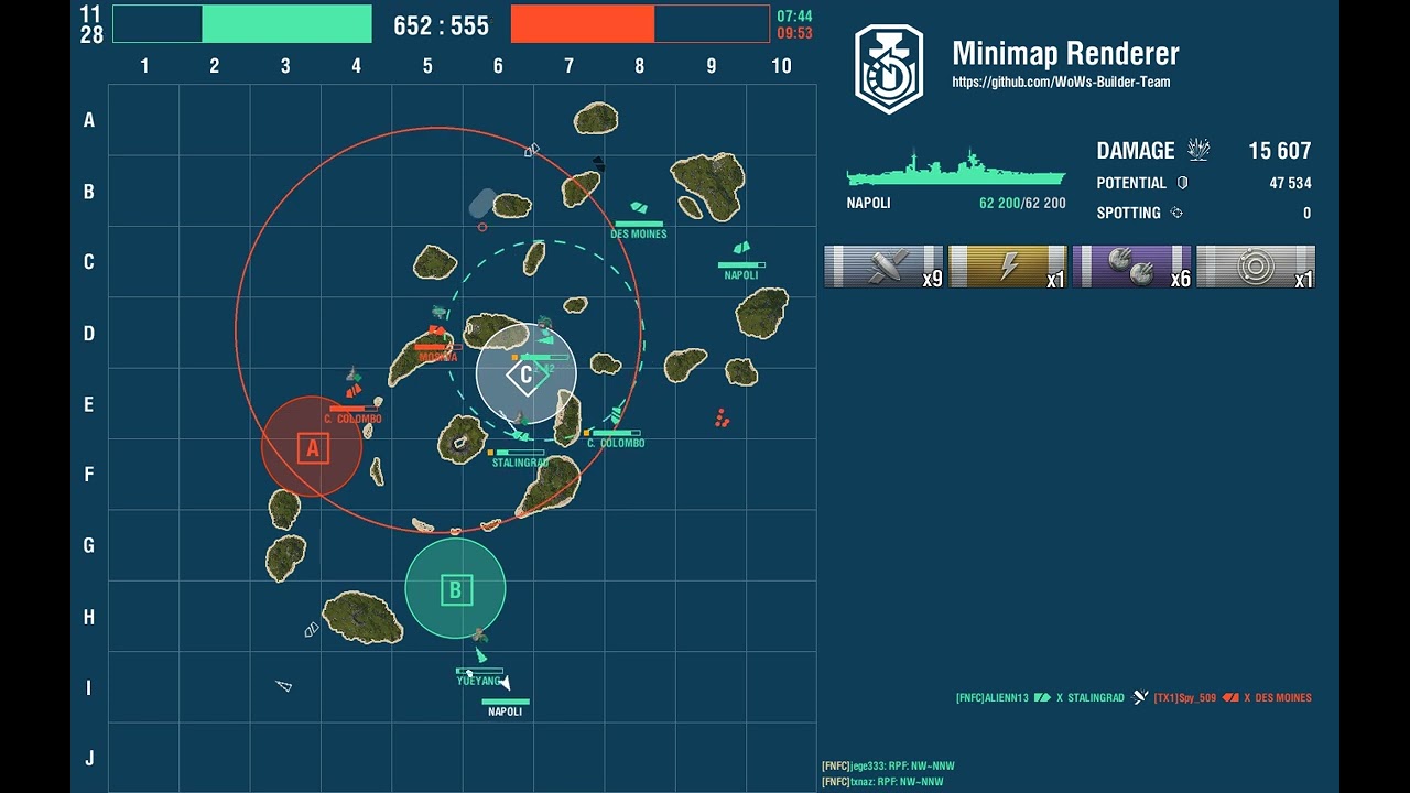 World of Warships - CB season 32 part 2 - Trap - FNFC vs TX1