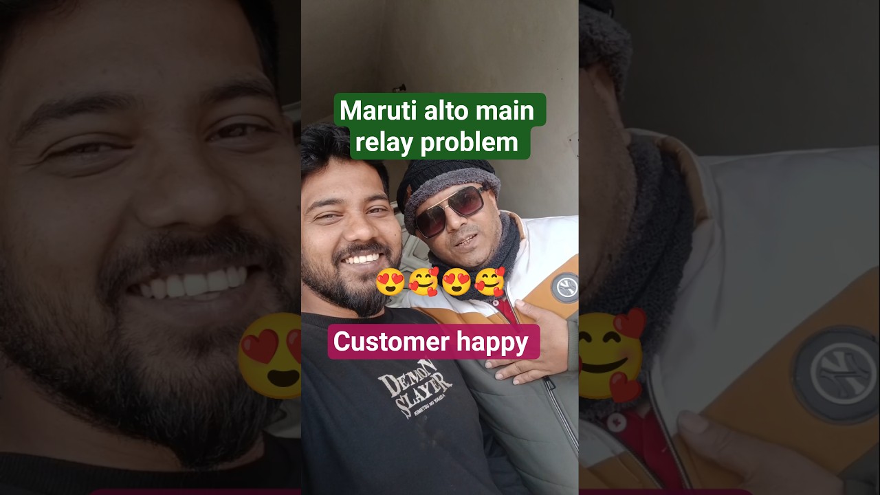maruti alto main relay problem 😍🥰customer happy