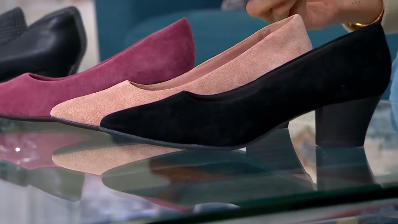 Clarks Collection Block-Heel Pumps - Teresa Step on QVC