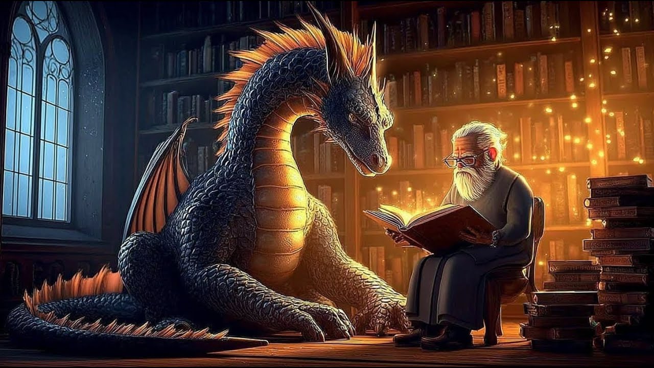 A Lost Dragon Wandered Into an Old Human's Library—And Found Something It Never Had BeforeSci-Fi