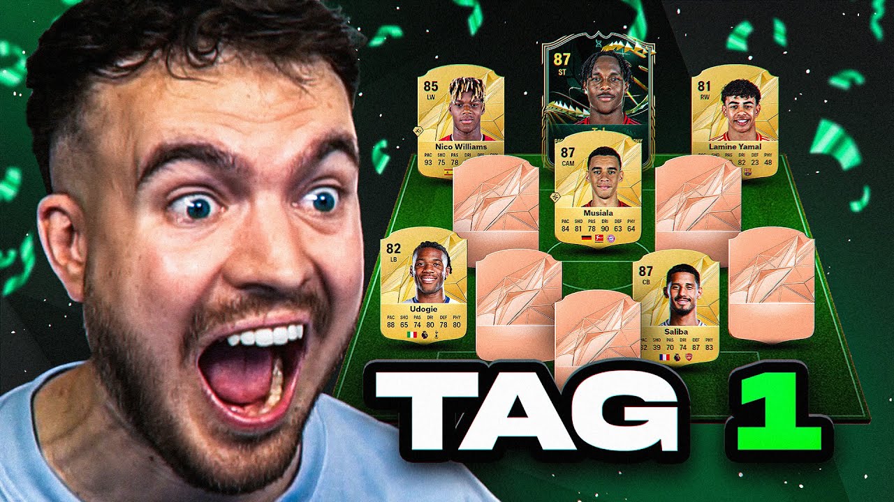 TAG 1! WAS ERREICHT man in FC 25 ohne FC POINTS? 🥼🧐🧪 (Experiment)