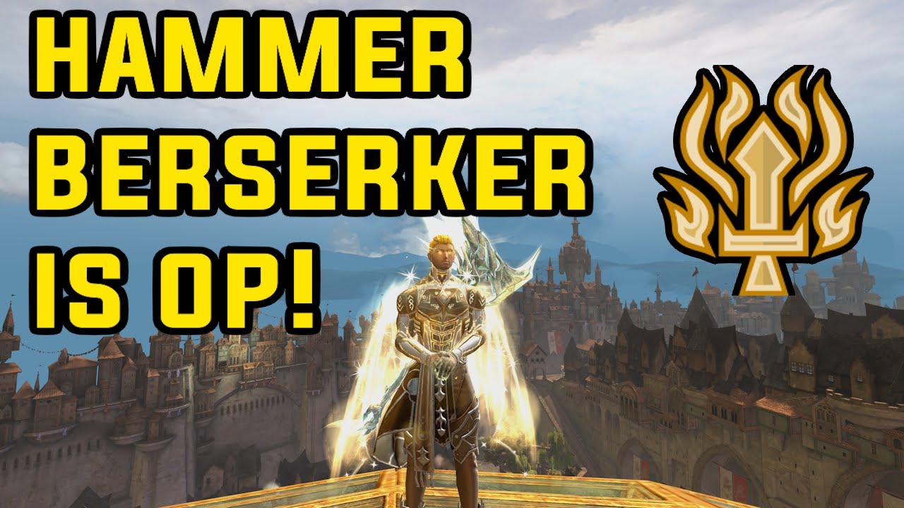 THE HAMMER FALLS | HAMMER + GREATSWORD BERSERKER | GUILD WARS 2 | EASY DPS LOOP | 42.2K!